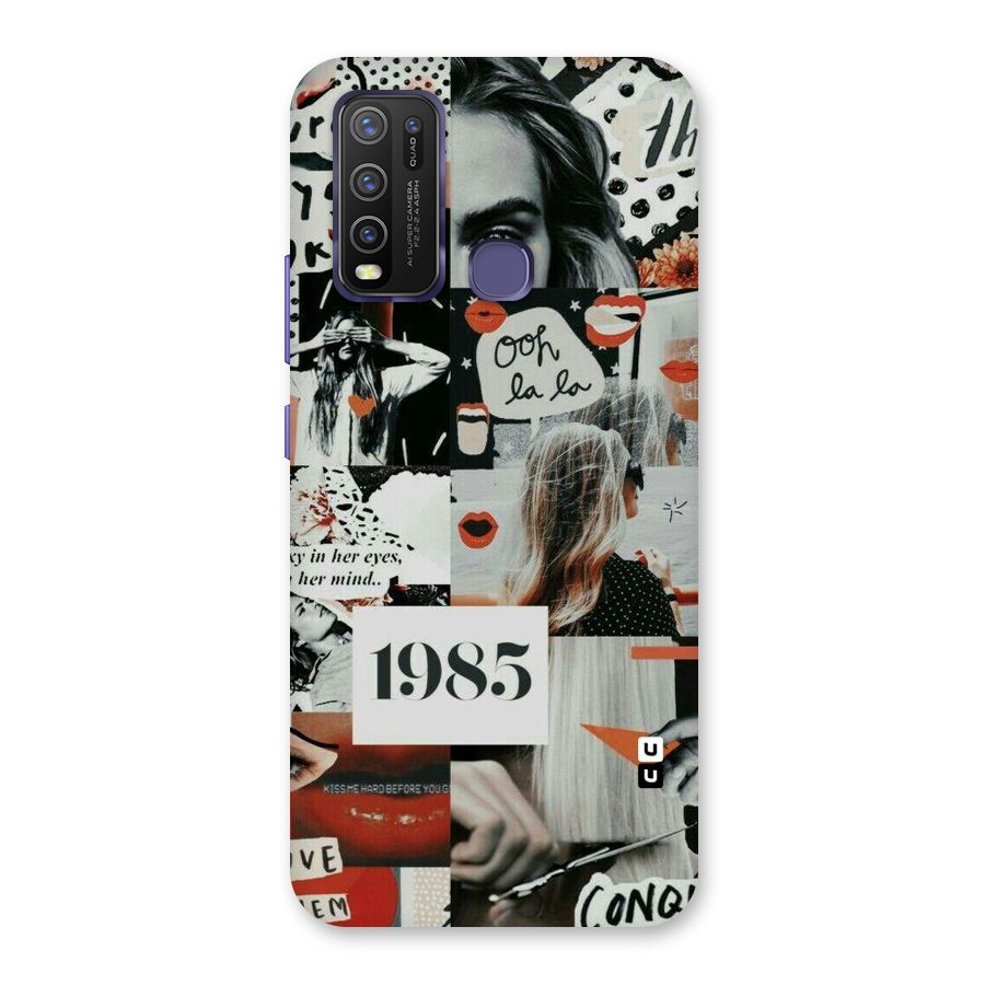 Retro Pattern Back Case for Vivo Y50