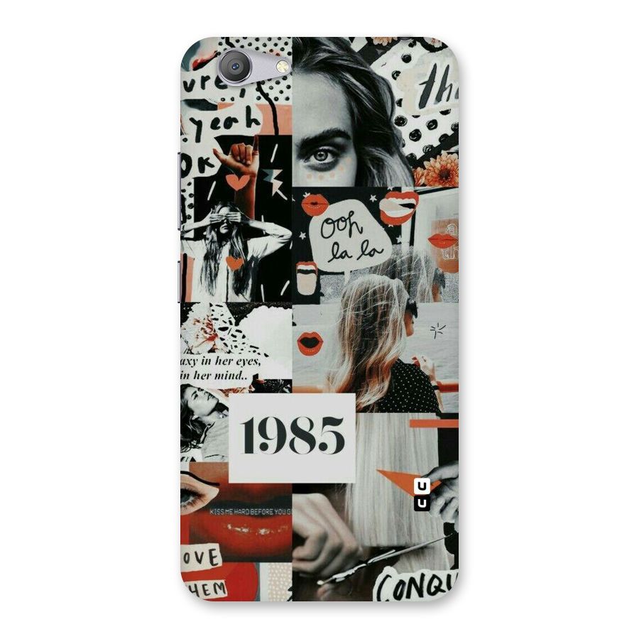 Retro Pattern Back Case for Vivo Y53
