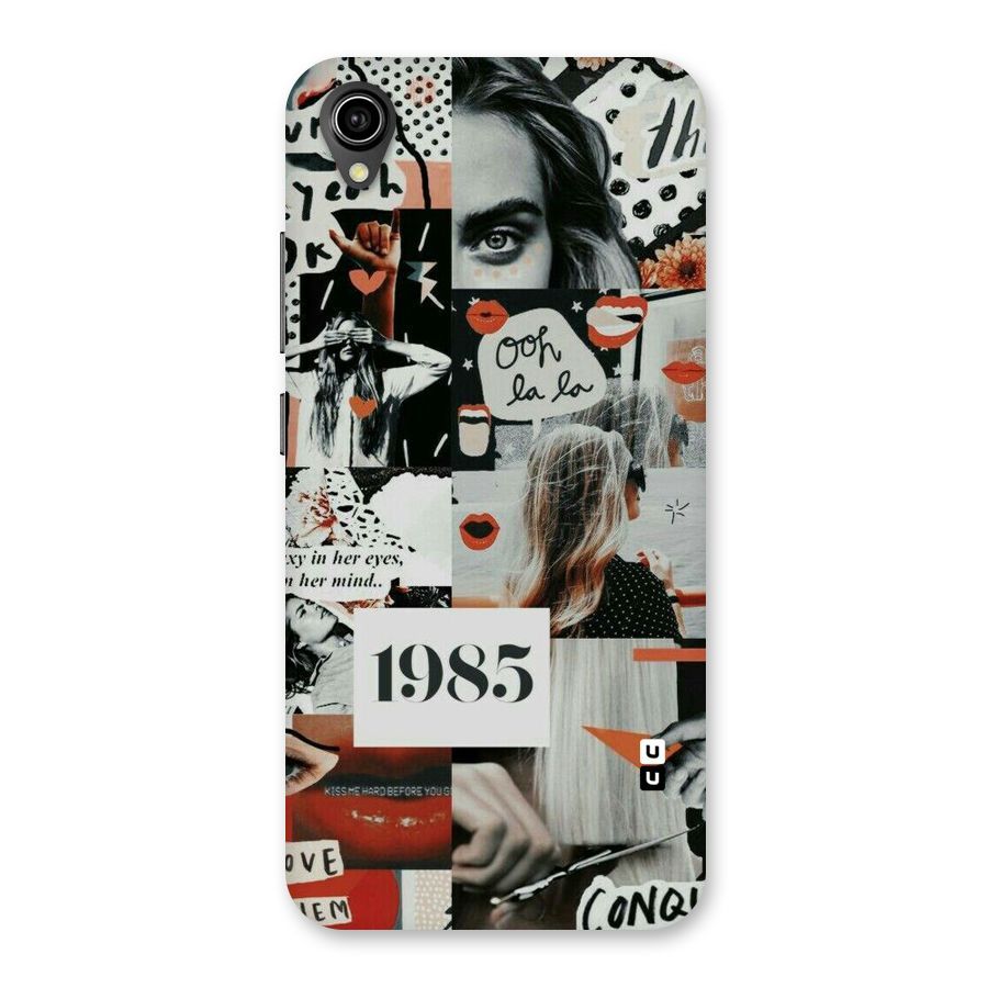 Retro Pattern Back Case for Vivo Y90