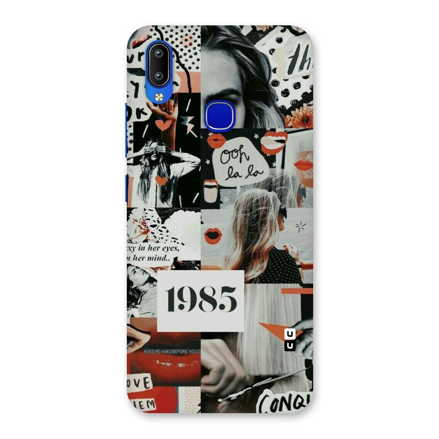 Retro Pattern Back Case for Vivo Y91