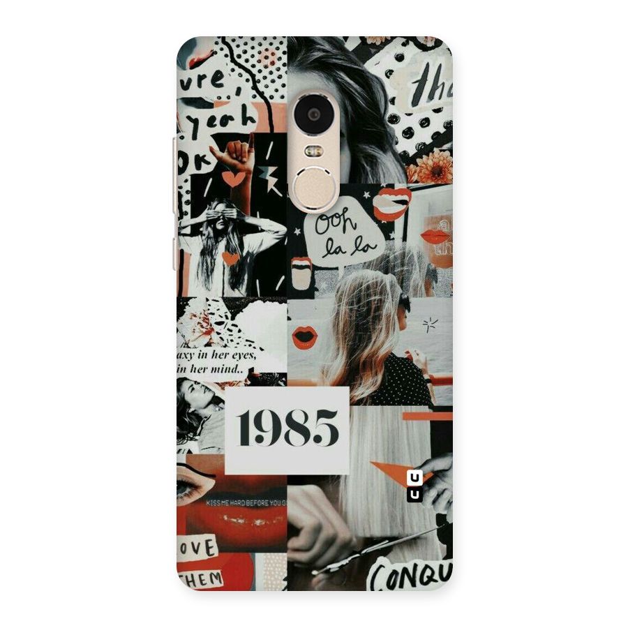 Retro Pattern Back Case for Xiaomi Redmi Note 4