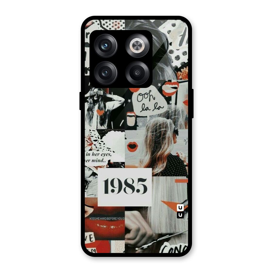 Retro Pattern Glass Back Case for OnePlus 10T