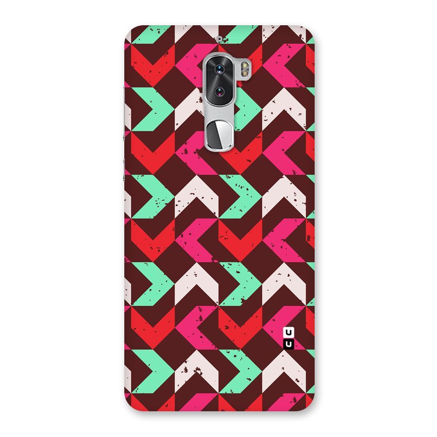Retro Red Pink Pattern Back Case for Coolpad Cool 1