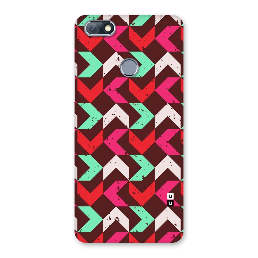 Retro Red Pink Pattern Back Case for Infinix Note 5