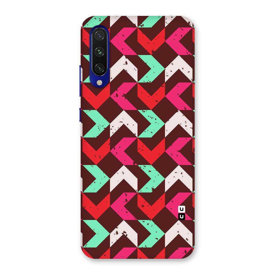 Retro Red Pink Pattern Back Case for Mi A3