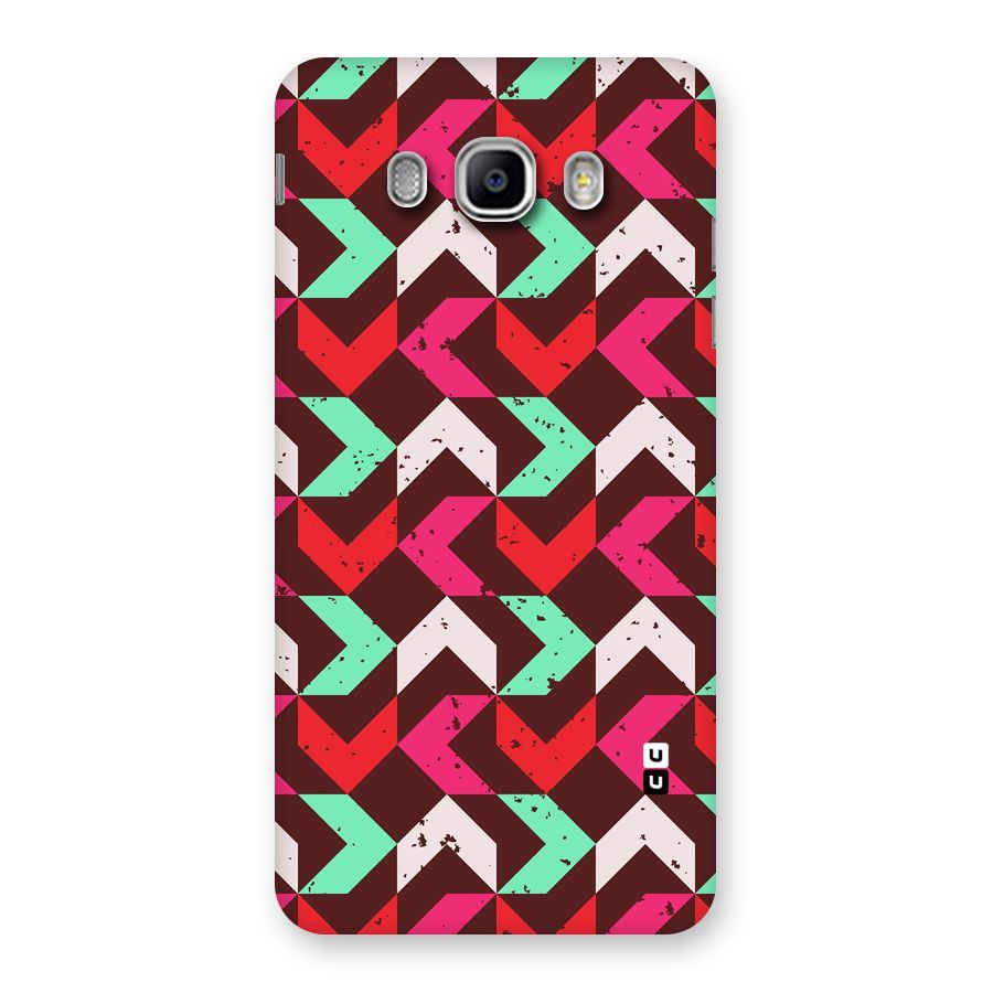 Retro Red Pink Pattern Back Case for Samsung Galaxy J5 2016