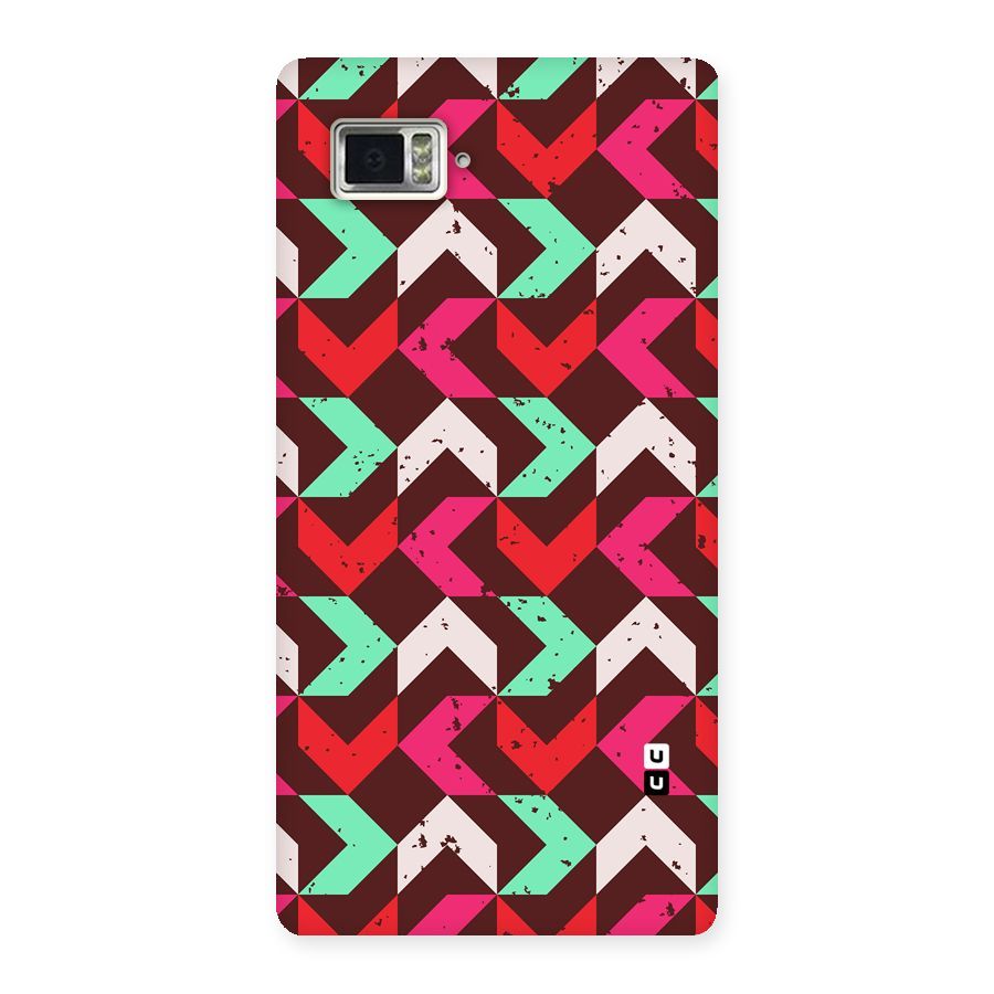 Retro Red Pink Pattern Back Case for Vibe Z2 Pro K920