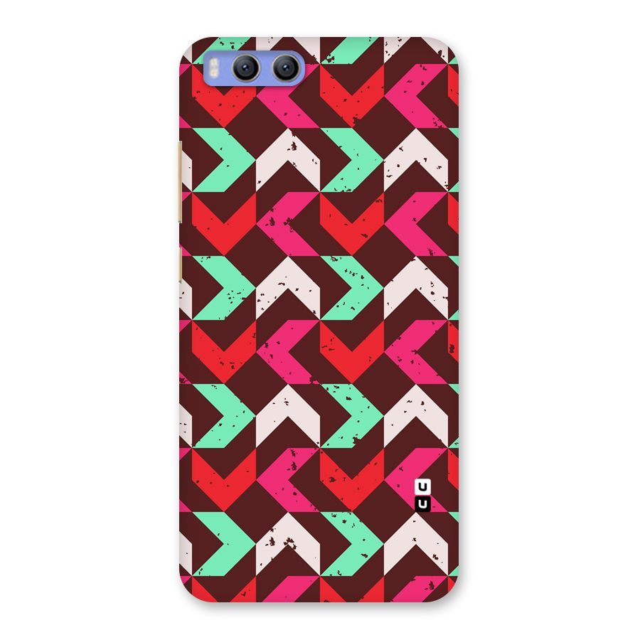 Retro Red Pink Pattern Back Case for Xiaomi Mi 6