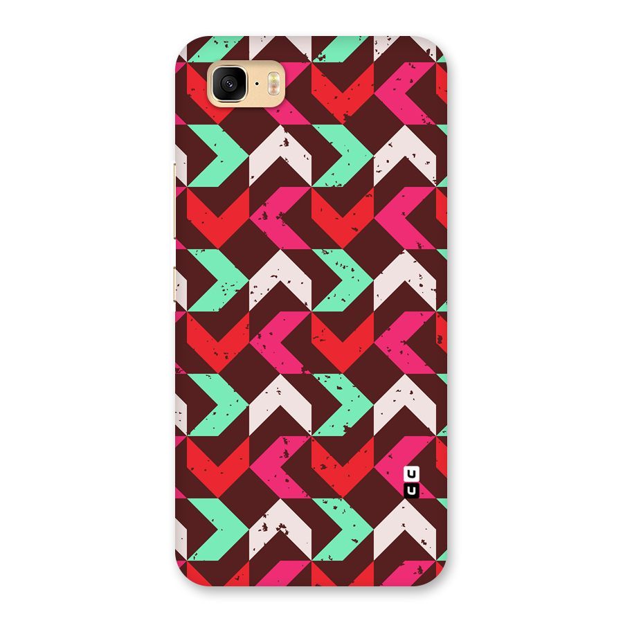 Retro Red Pink Pattern Back Case for Zenfone 3s Max