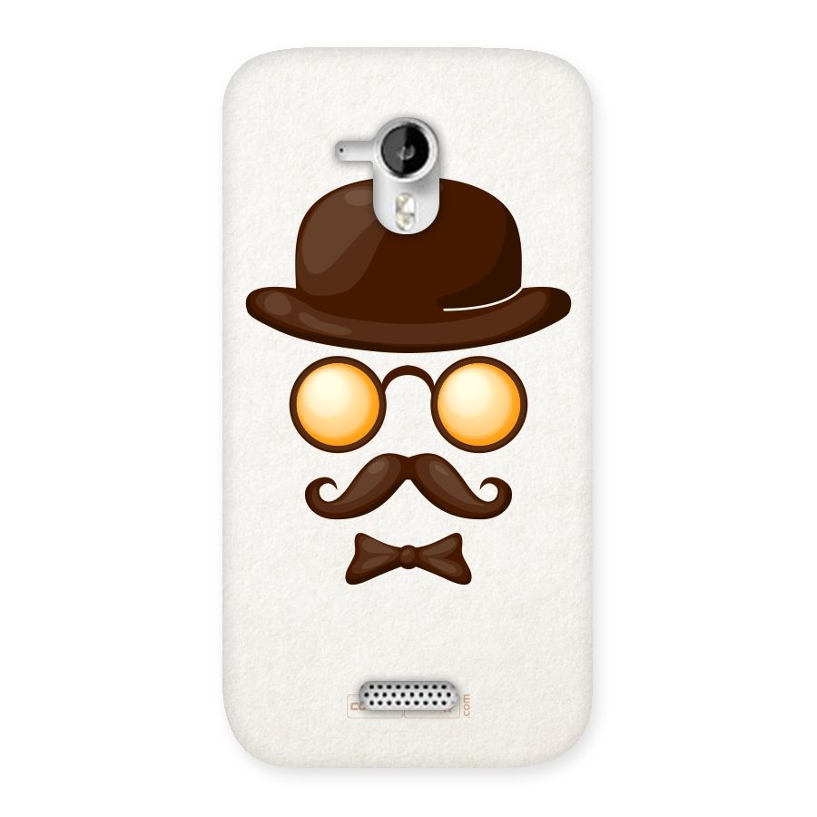 Retro Style Back Case for Micromax Canvas HD A116