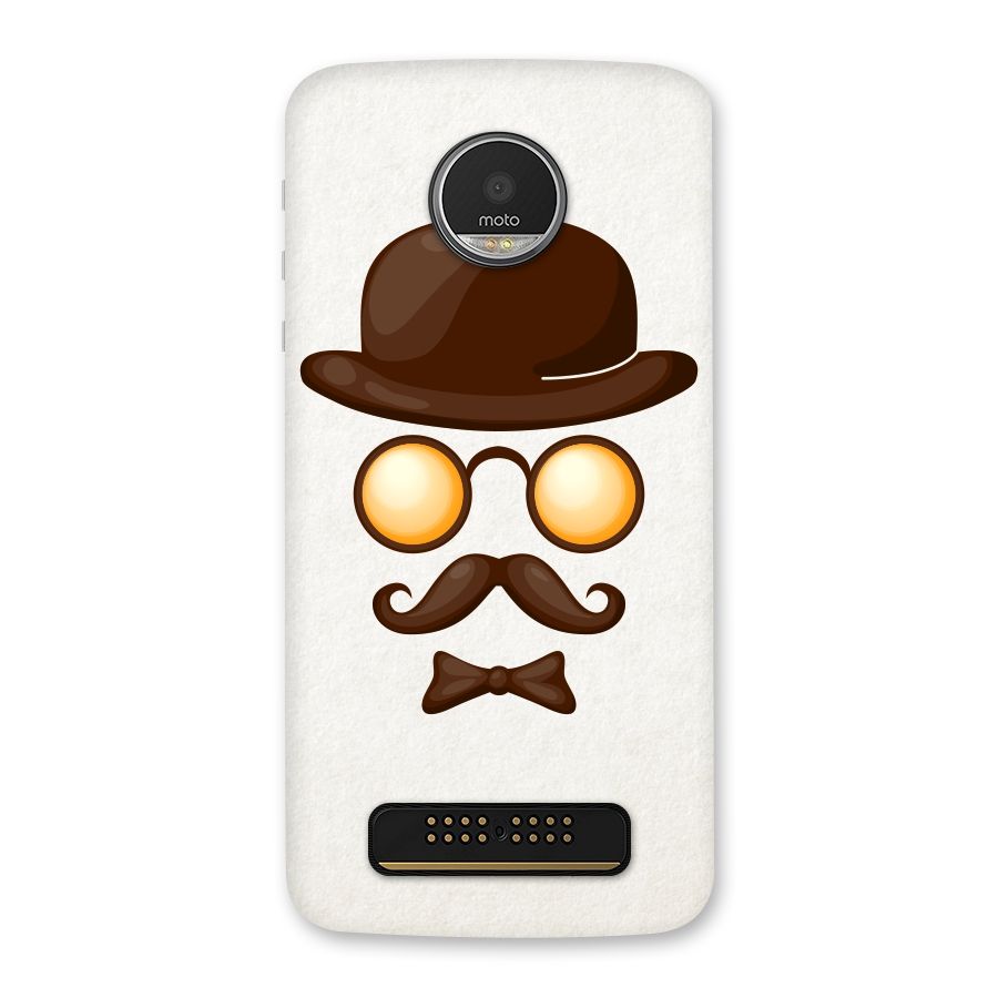 Retro Style Back Case for Moto Z Play