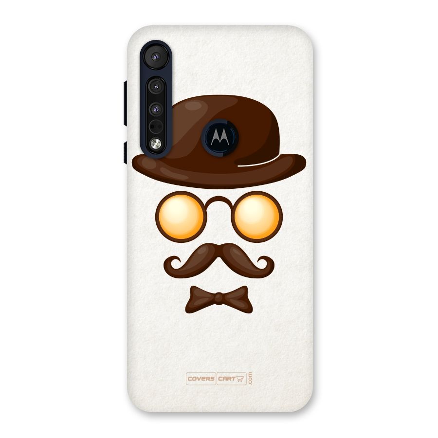 Retro Style Back Case for Motorola One Macro