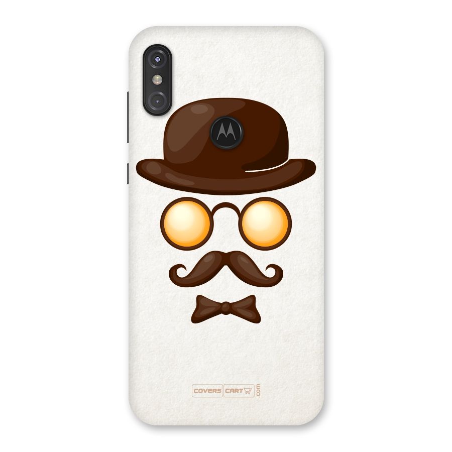 Retro Style Back Case for Motorola One Power