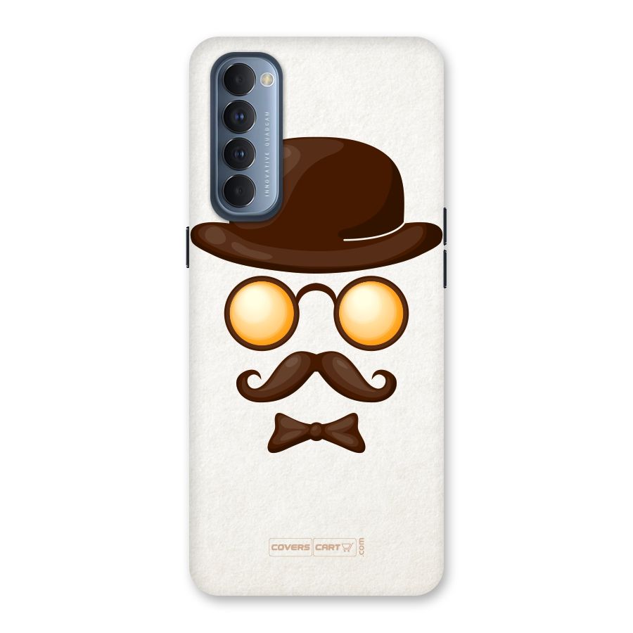 Retro Style Back Case for Reno4 Pro