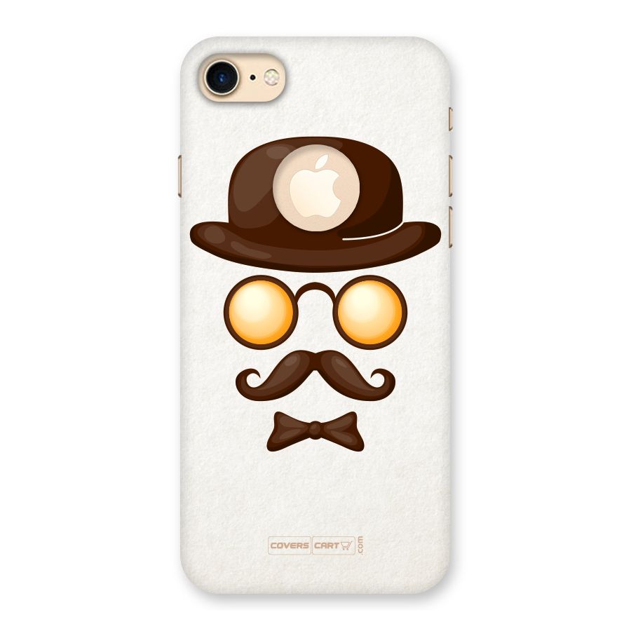 Retro Style Back Case for iPhone 7 Logo Cut
