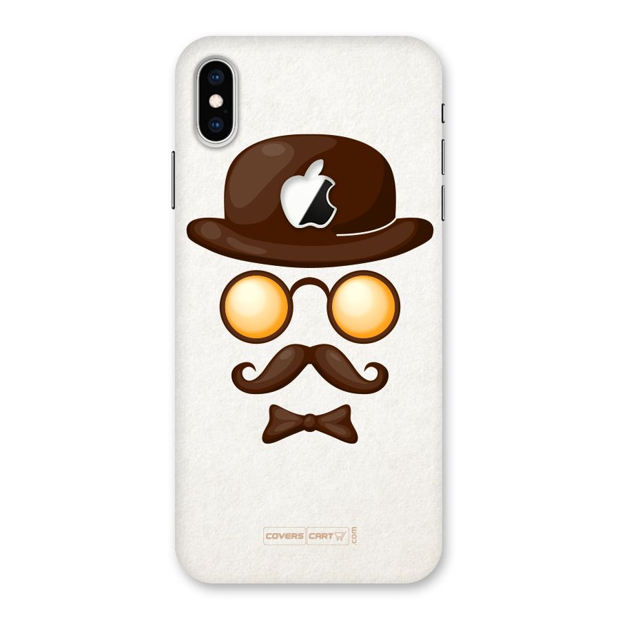 Retro Style Back Case for iPhone XS Max Apple Cut