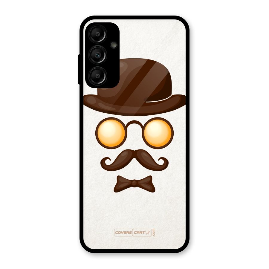 Retro Style Glass Back Case for Galaxy A14 5G