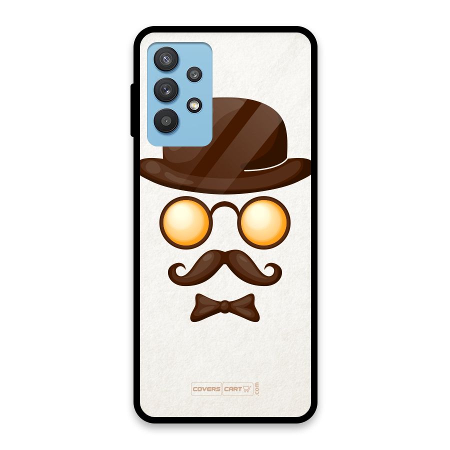 Retro Style Glass Back Case for Galaxy M32 5G
