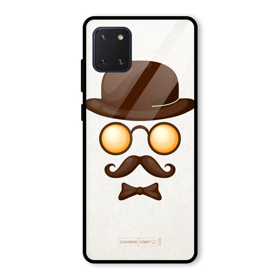Retro Style Glass Back Case for Galaxy Note 10 Lite