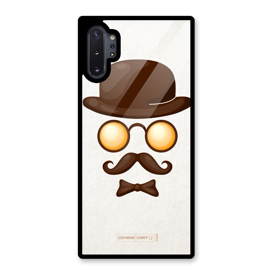 Retro Style Glass Back Case for Galaxy Note 10 Plus