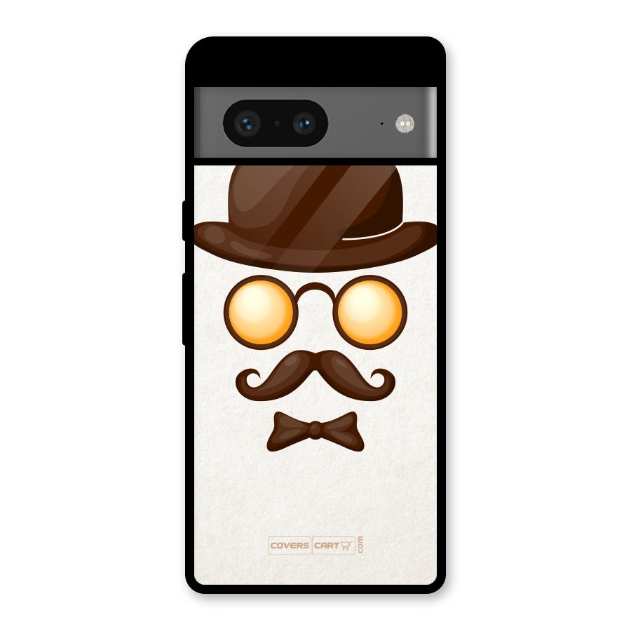 Retro Style Glass Back Case for Google Pixel 7