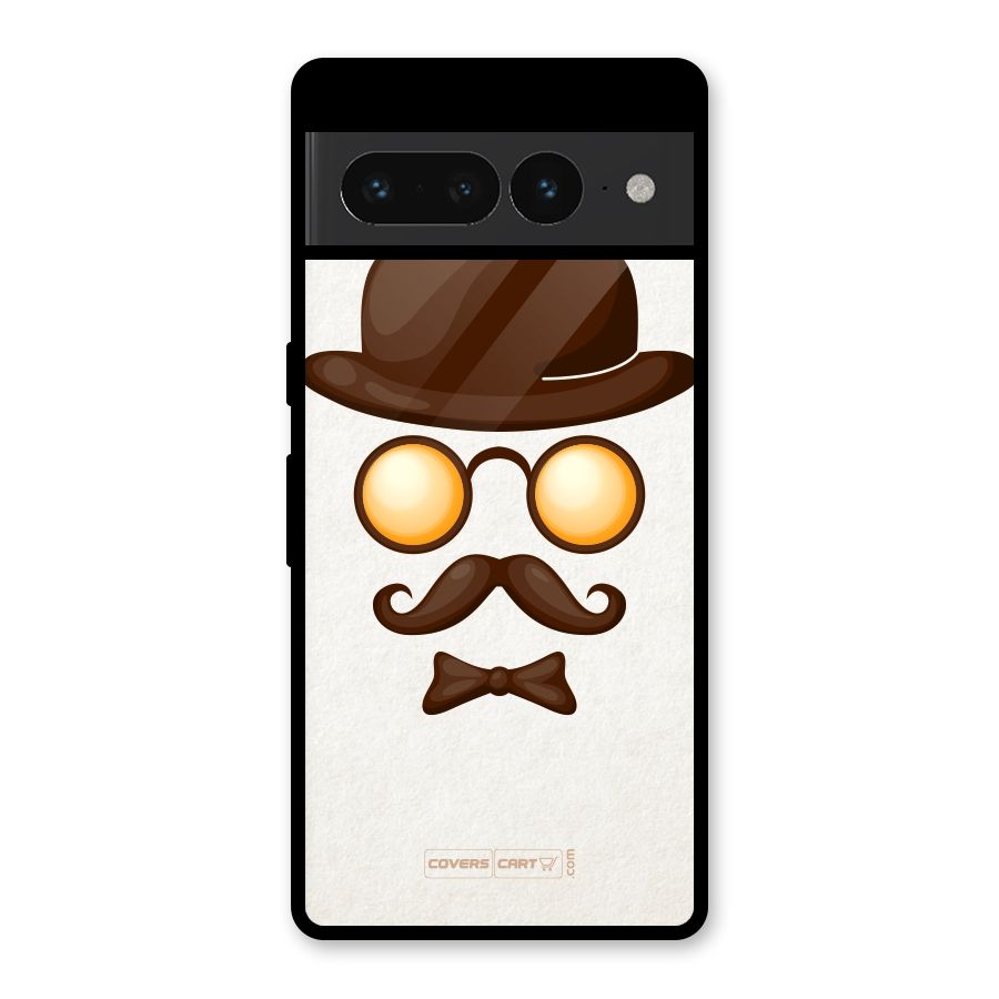 Retro Style Glass Back Case for Google Pixel 7 Pro