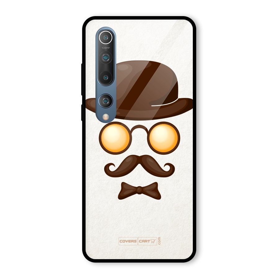 Retro Style Glass Back Case for Mi 10