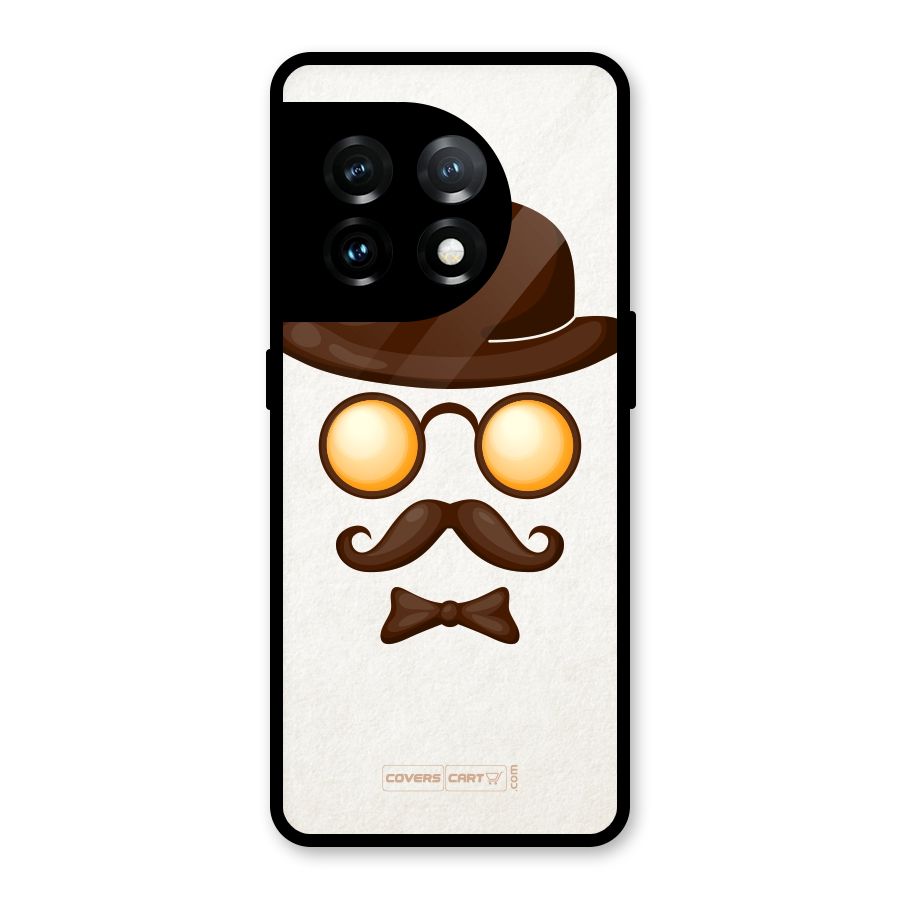 Retro Style Glass Back Case for OnePlus 11