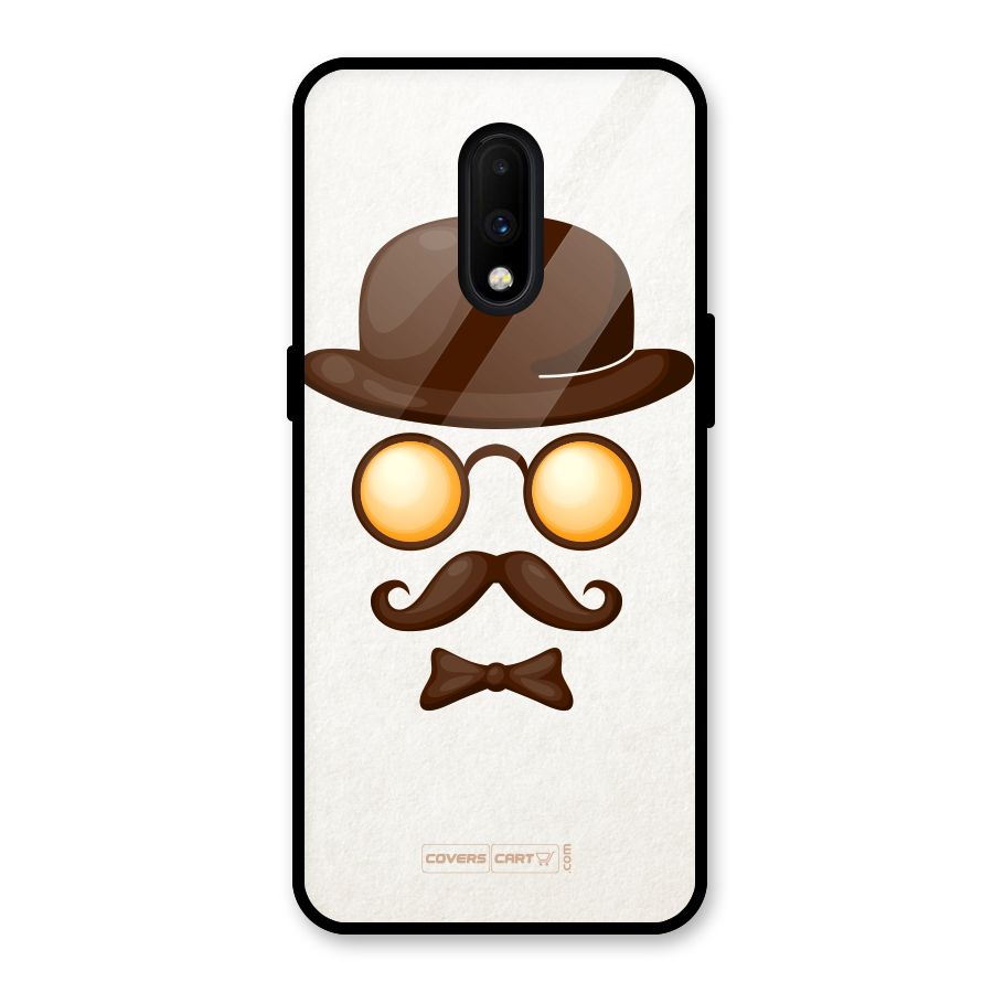 Retro Style Glass Back Case for OnePlus 7