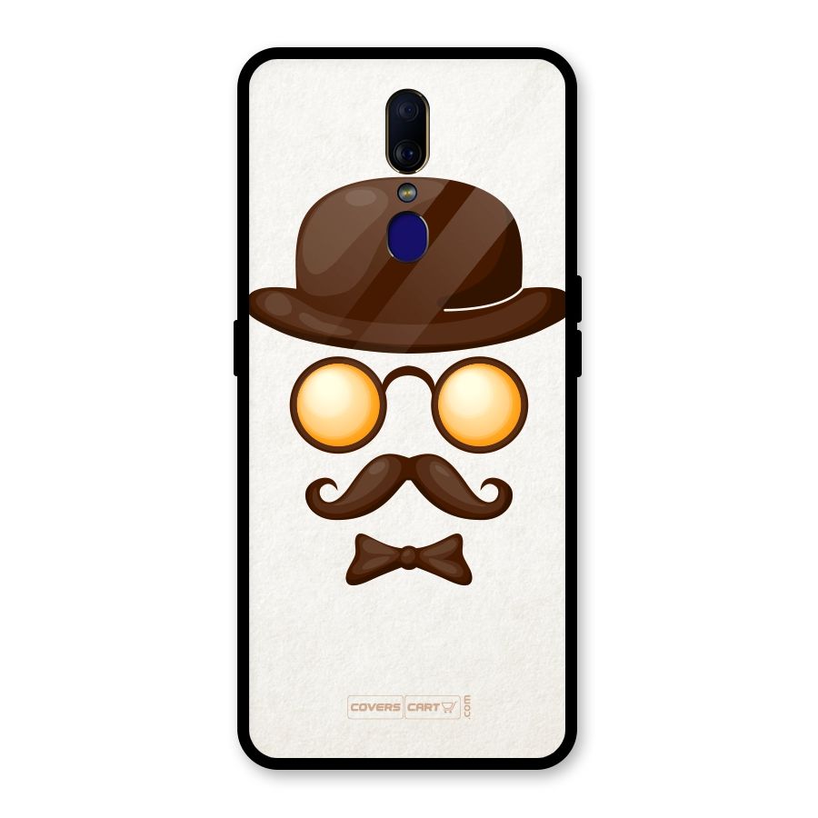 Retro Style Glass Back Case for Oppo F11