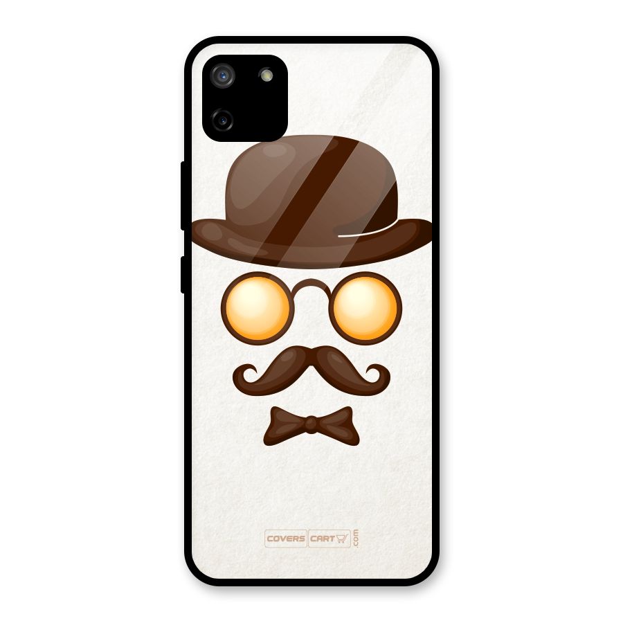 Retro Style Glass Back Case for Realme C11