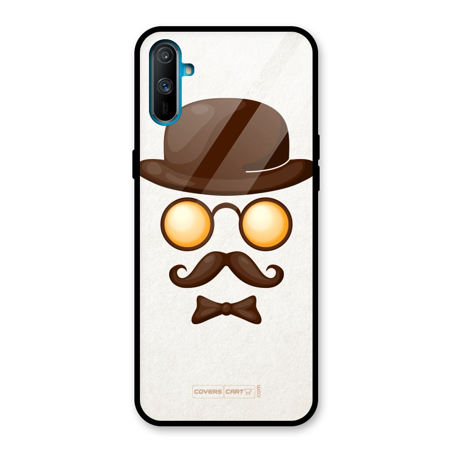 Retro Style Glass Back Case for Realme C3
