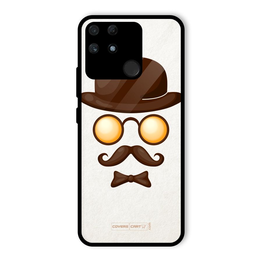 Retro Style Glass Back Case for Realme Narzo 50A