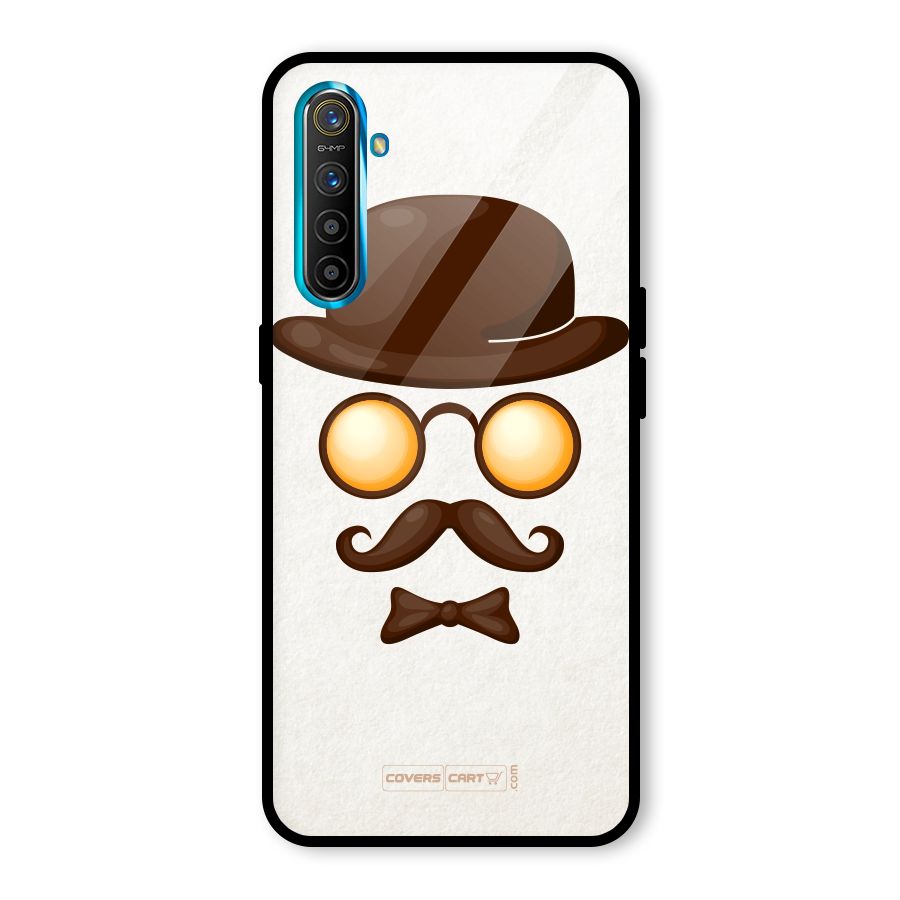 Retro Style Glass Back Case for Realme X2