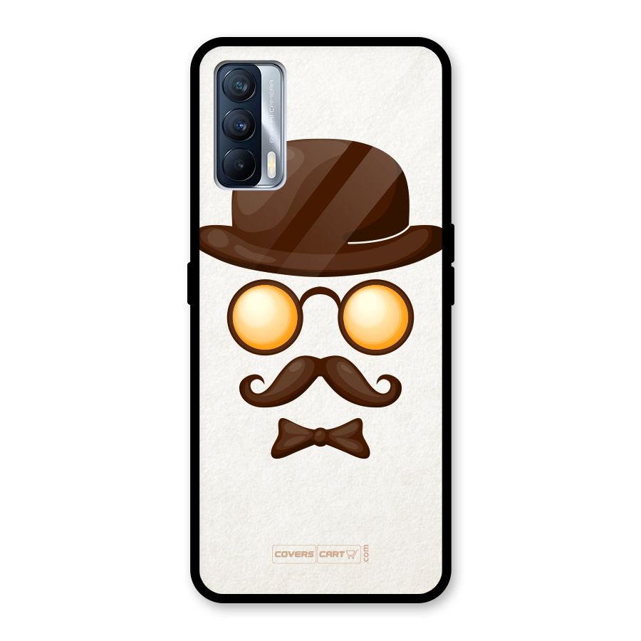 Retro Style Glass Back Case for Realme X7