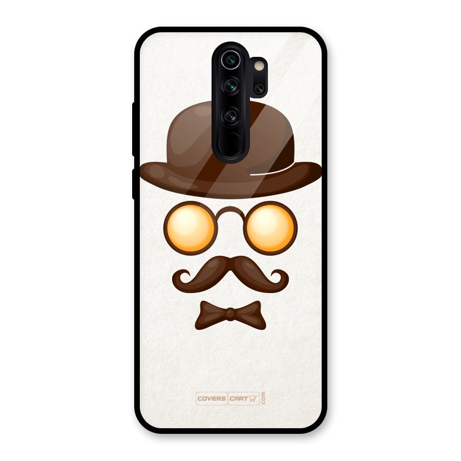 Retro Style Glass Back Case for Redmi Note 8 Pro