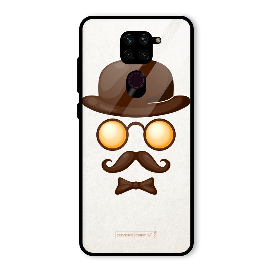 Retro Style Glass Back Case for Redmi Note 9