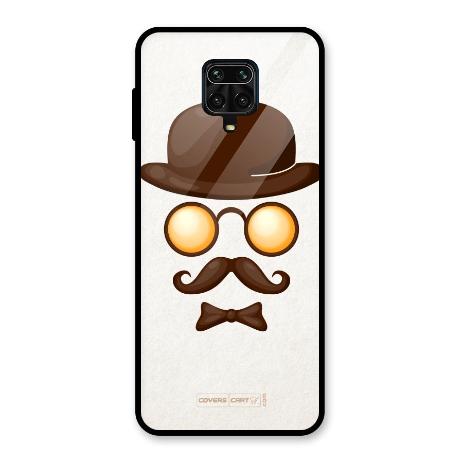 Retro Style Glass Back Case for Redmi Note 9 Pro Max