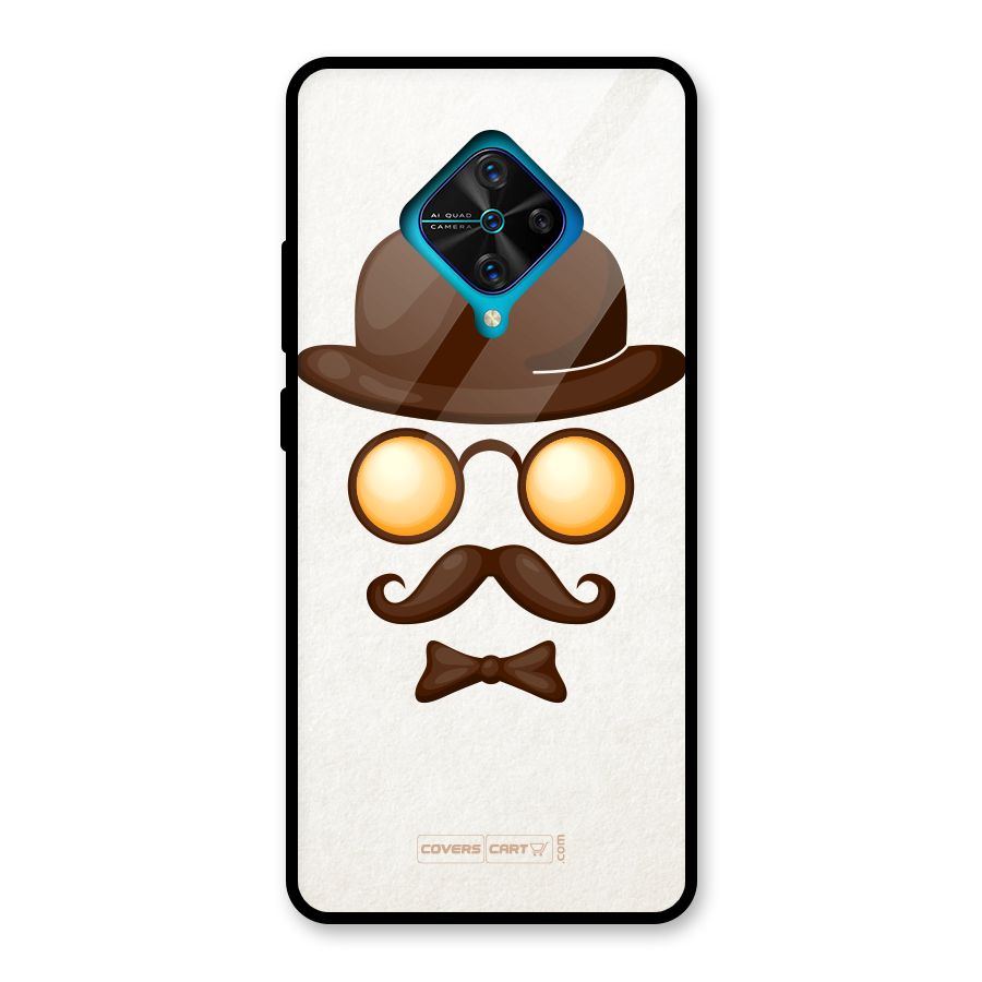 Retro Style Glass Back Case for Vivo S1 Pro