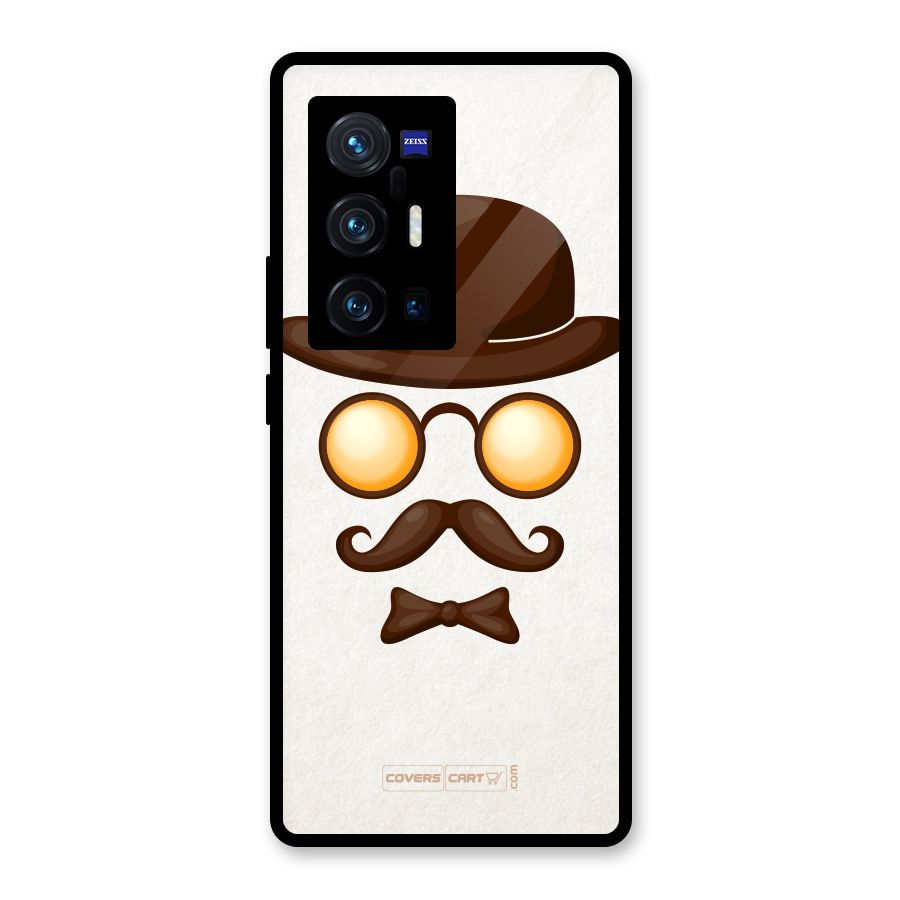 Retro Style Glass Back Case for Vivo X70 Pro Plus
