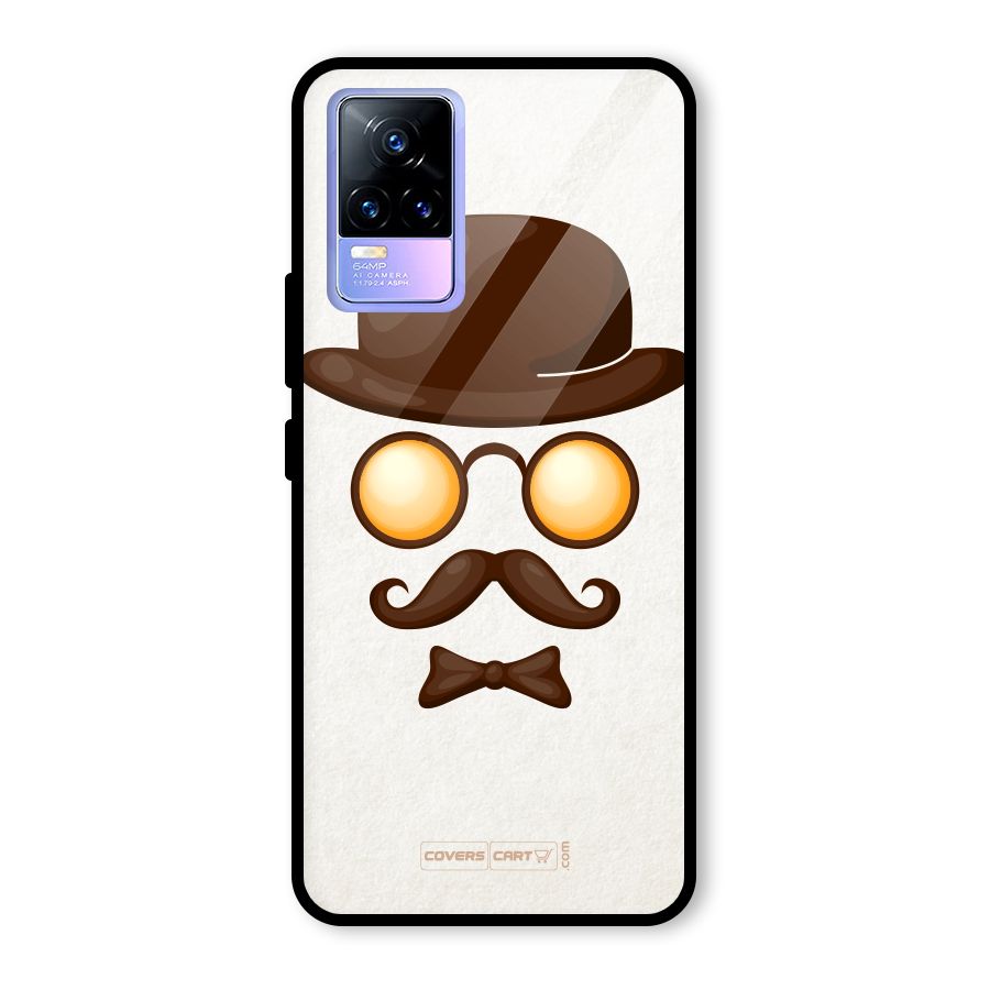 Retro Style Glass Back Case for Vivo Y73
