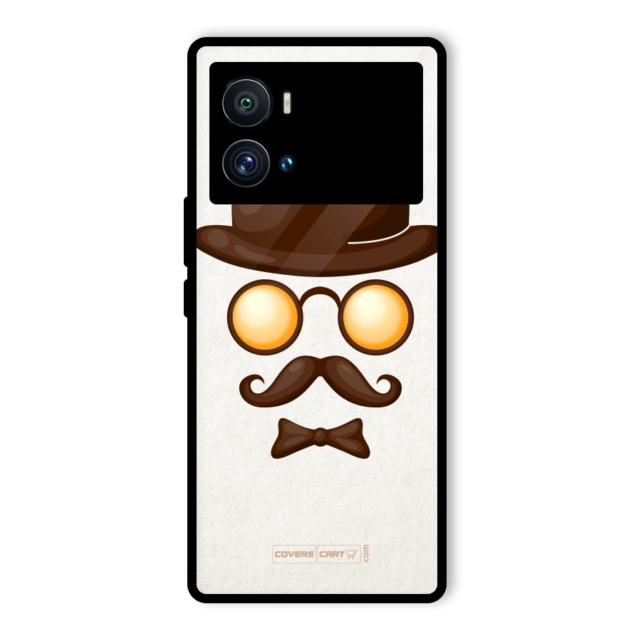 Retro Style Glass Back Case for Vivo iQOO 9 Pro