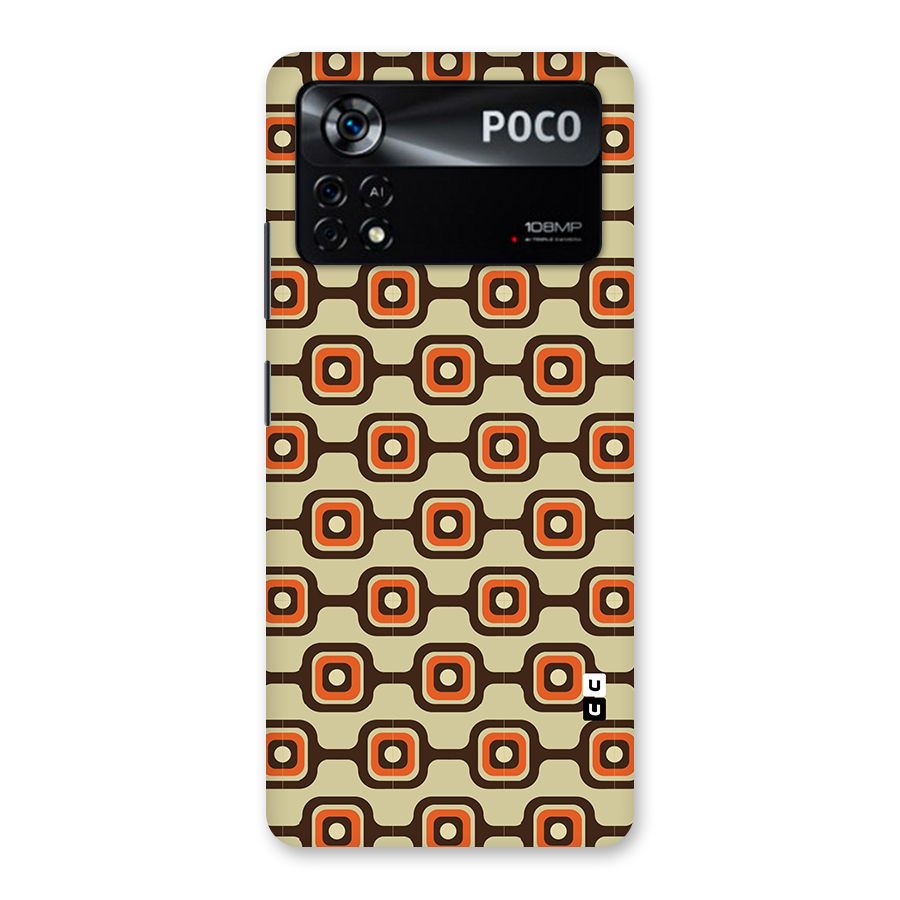 Retro Vintage Pattern Back Case for Poco X4 Pro 5G
