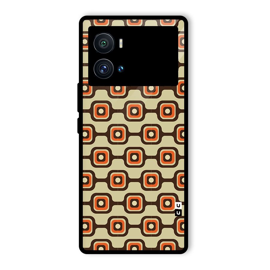 Retro Vintage Pattern Glass Back Case for Vivo iQOO 9 Pro