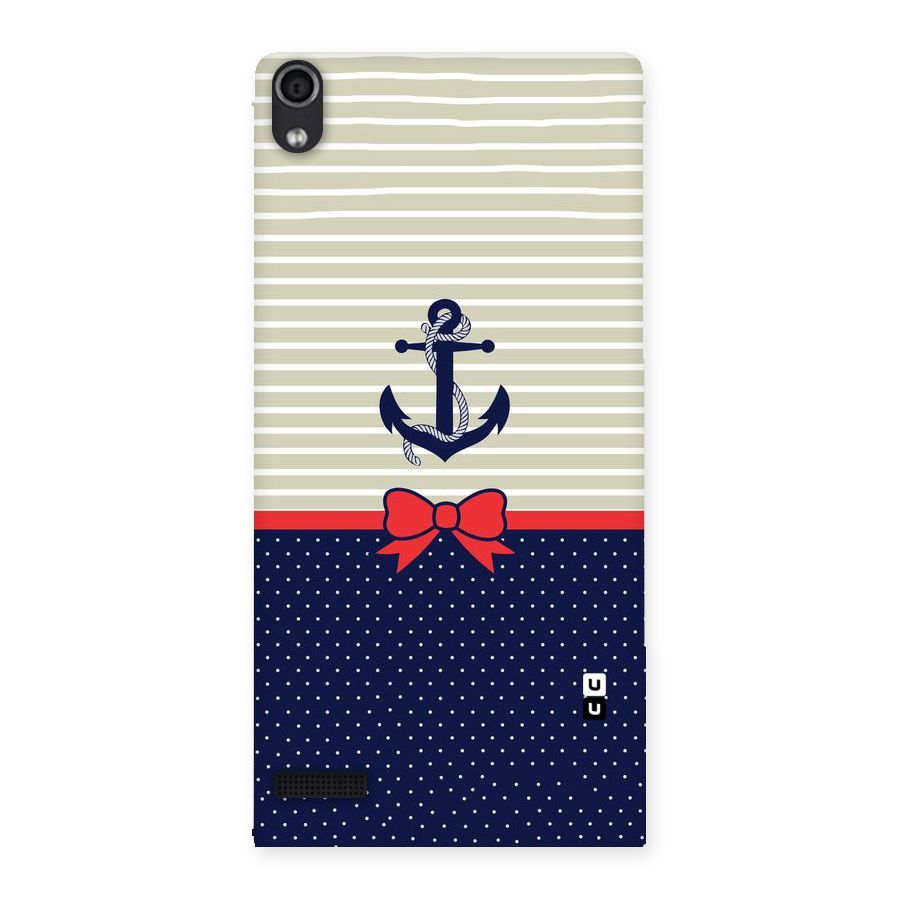Ribbon Anchor Back Case for Ascend P6