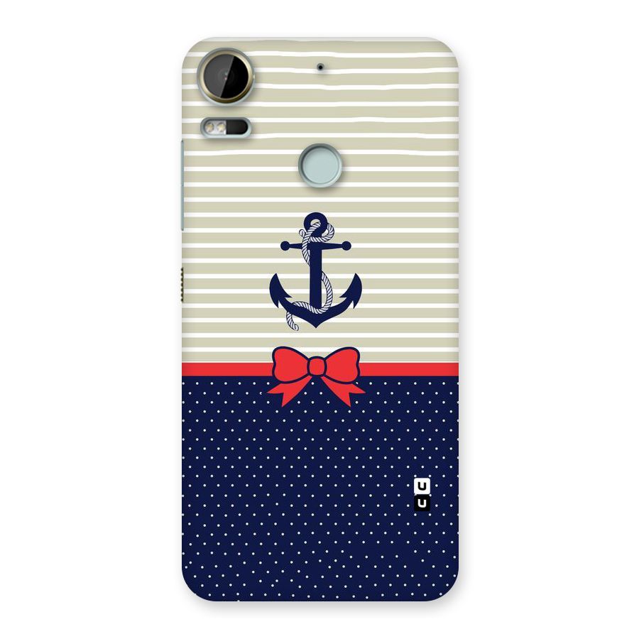 Ribbon Anchor Back Case for Desire 10 Pro