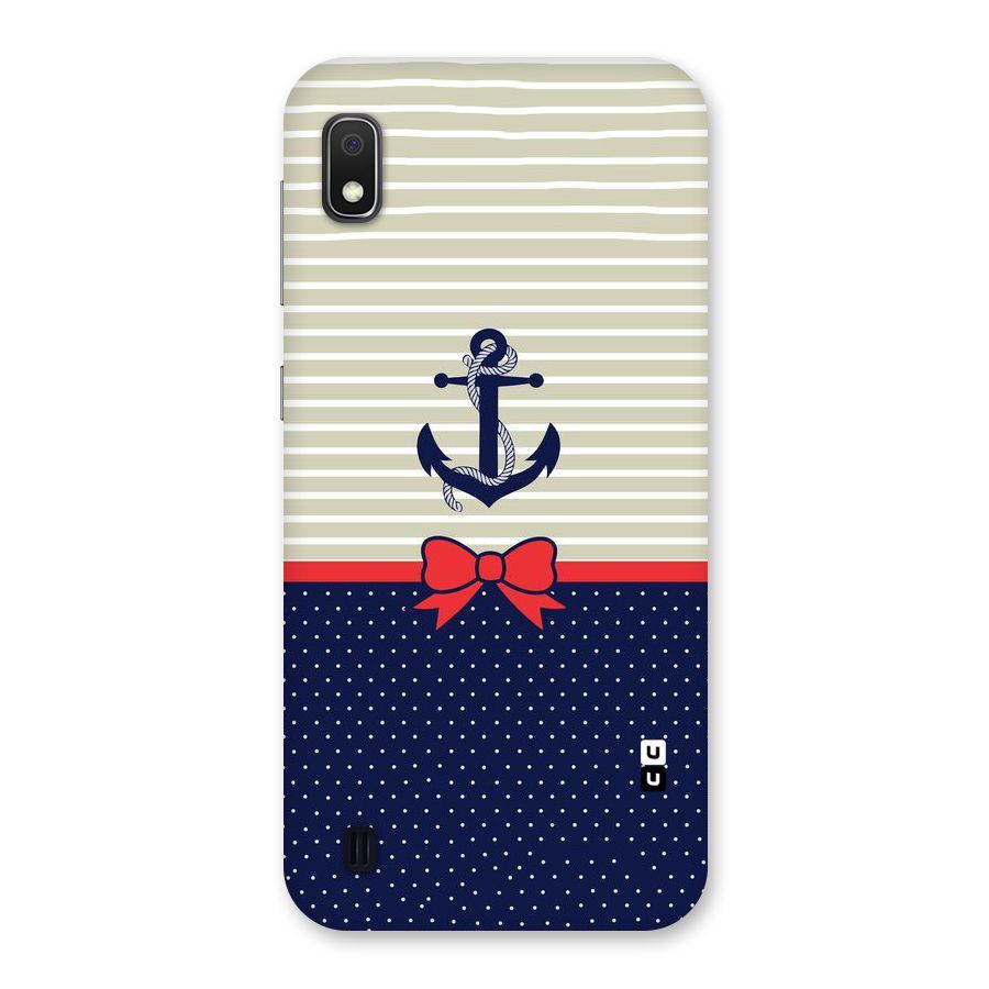 Ribbon Anchor Back Case for Galaxy A10