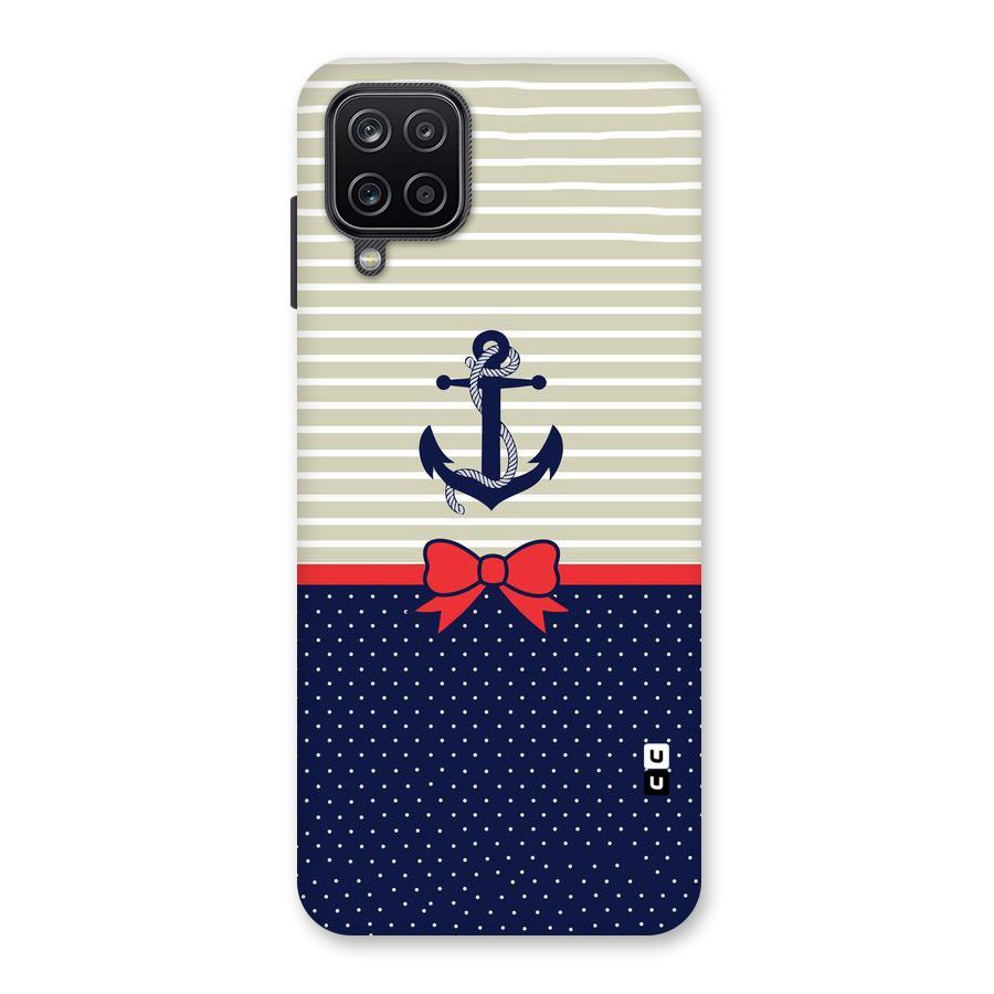 Ribbon Anchor Back Case for Galaxy A12