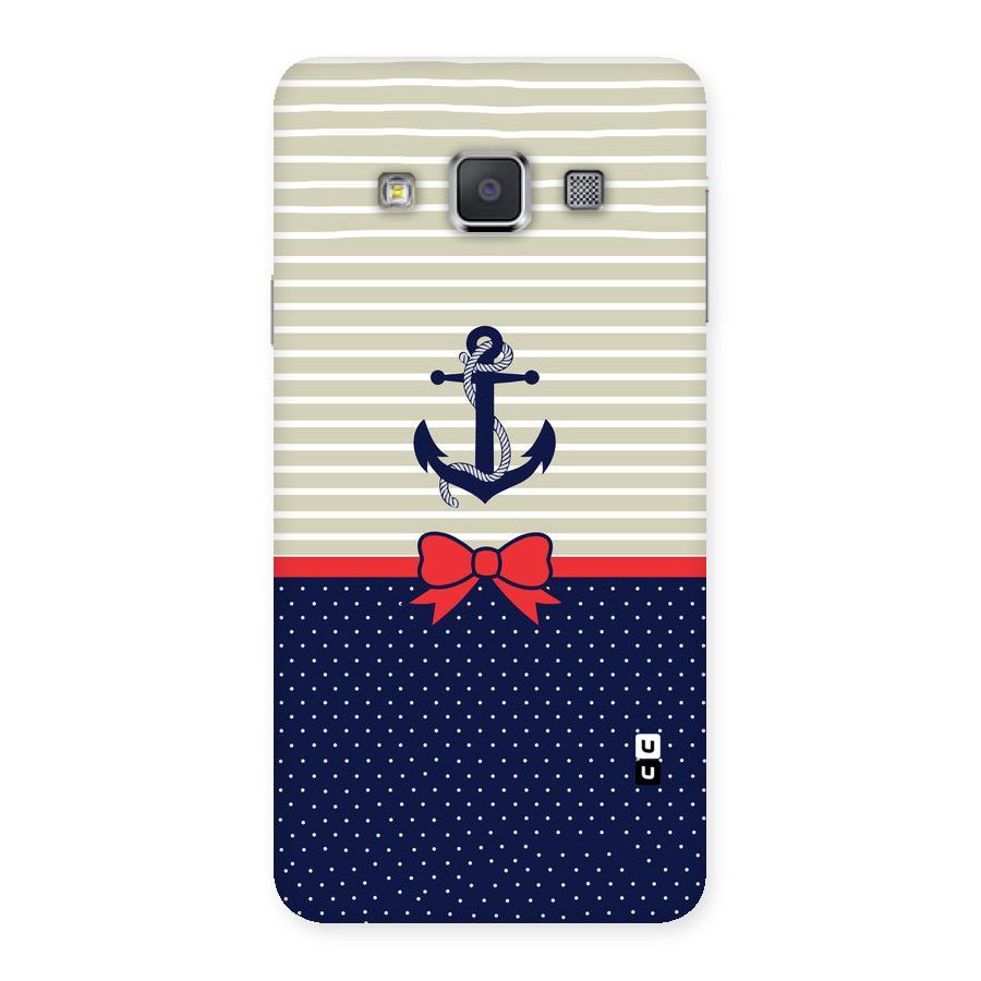 Ribbon Anchor Back Case for Galaxy A3