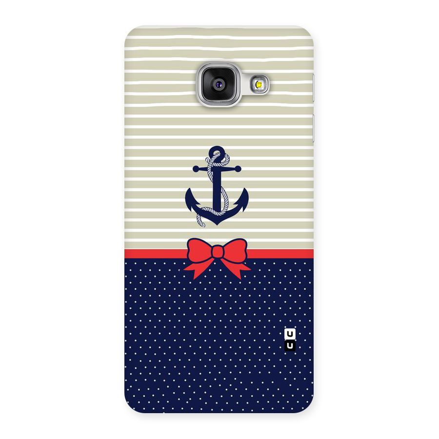 Ribbon Anchor Back Case for Galaxy A3 2016